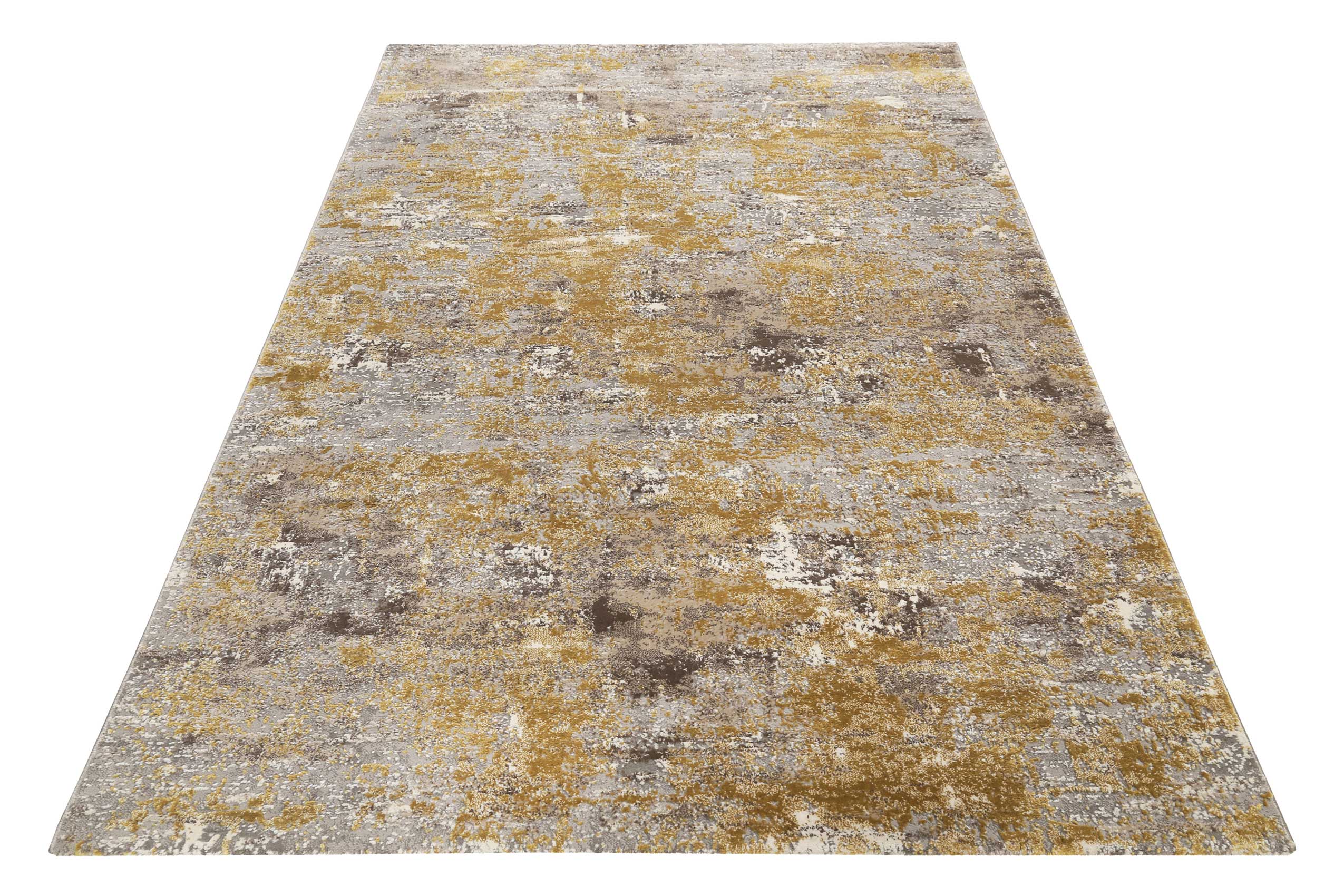 Esprit Teppich Grau Gold Kurzflor "Vintage Feels"