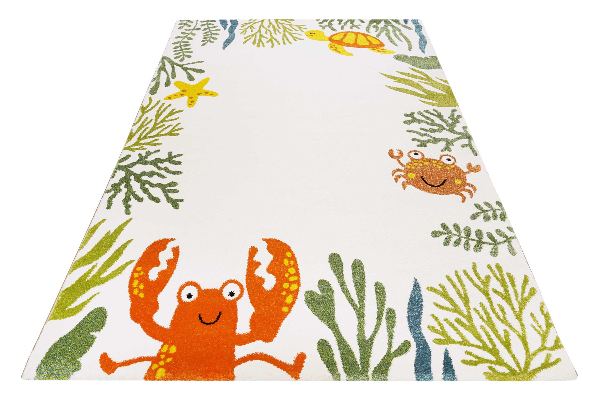 Esprit Kinderteppich Creme Beige "Waterworld"