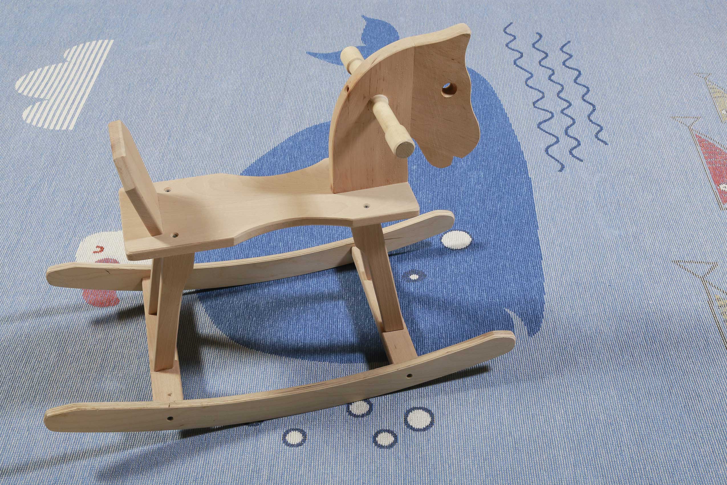 Esprit Kinder-Wendeteppich Blau "Whale Buddy"