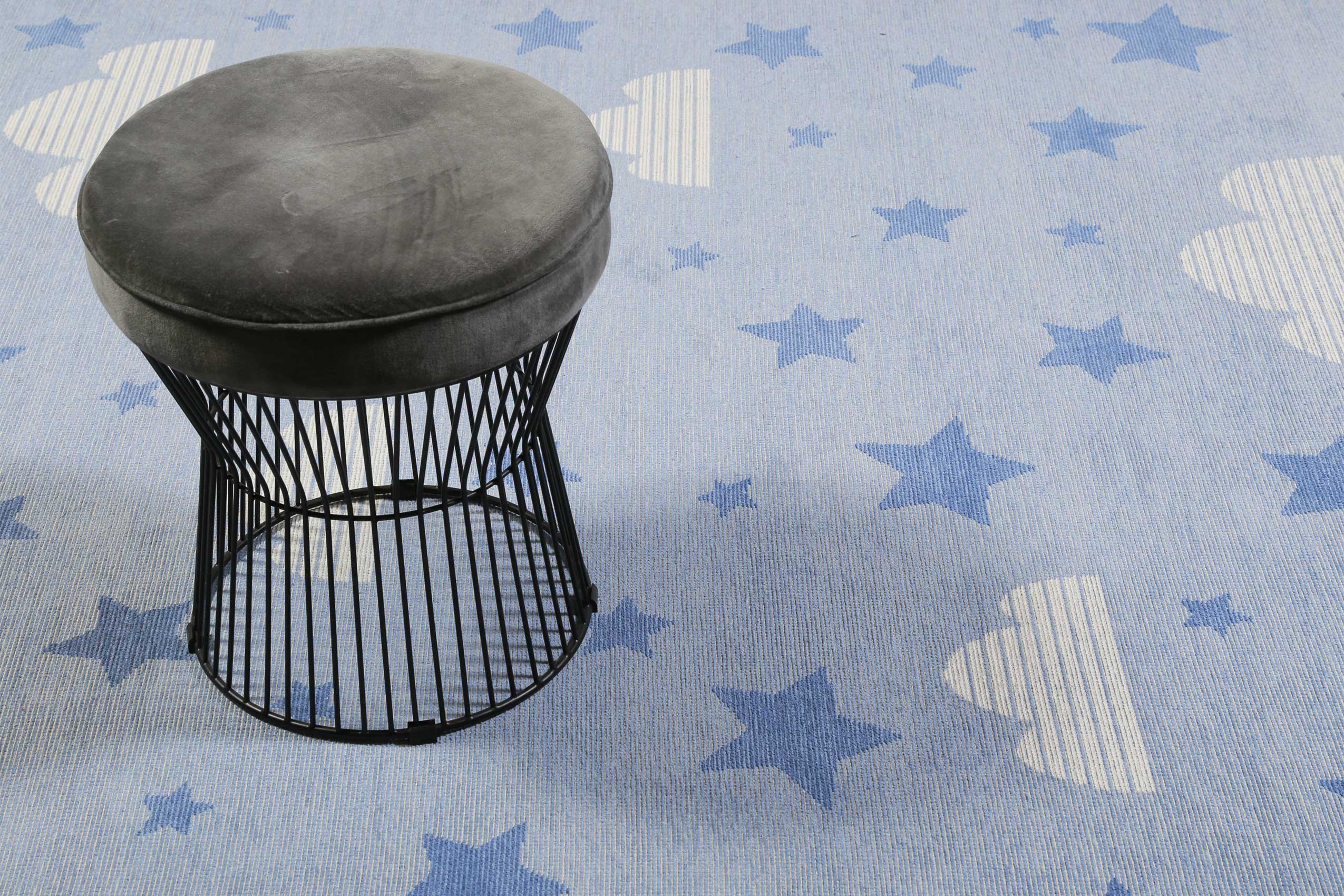 Esprit Kinder-Wendeteppich Blau "Whale Buddy"