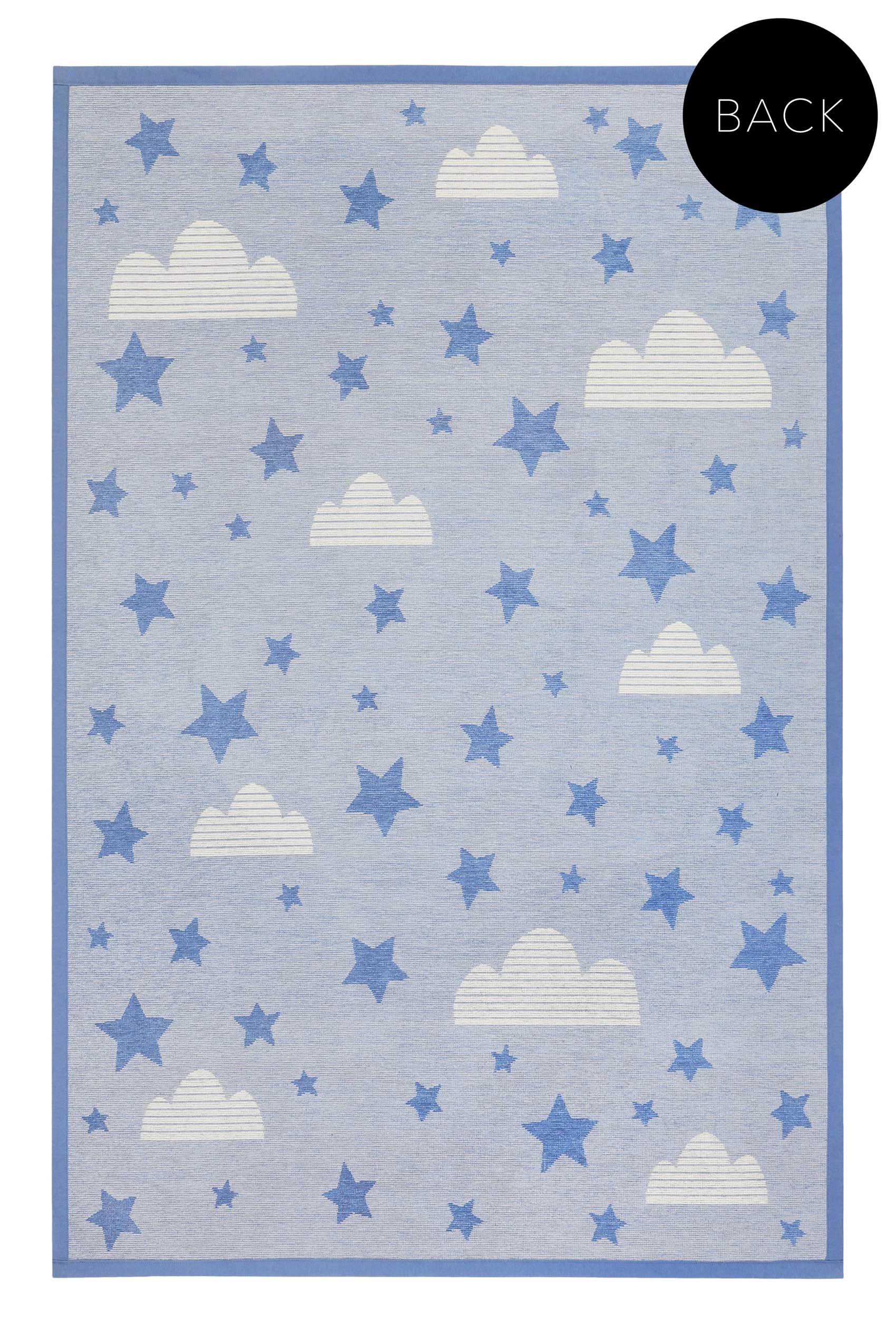 Esprit Kinder-Wendeteppich Blau "Whale Buddy"