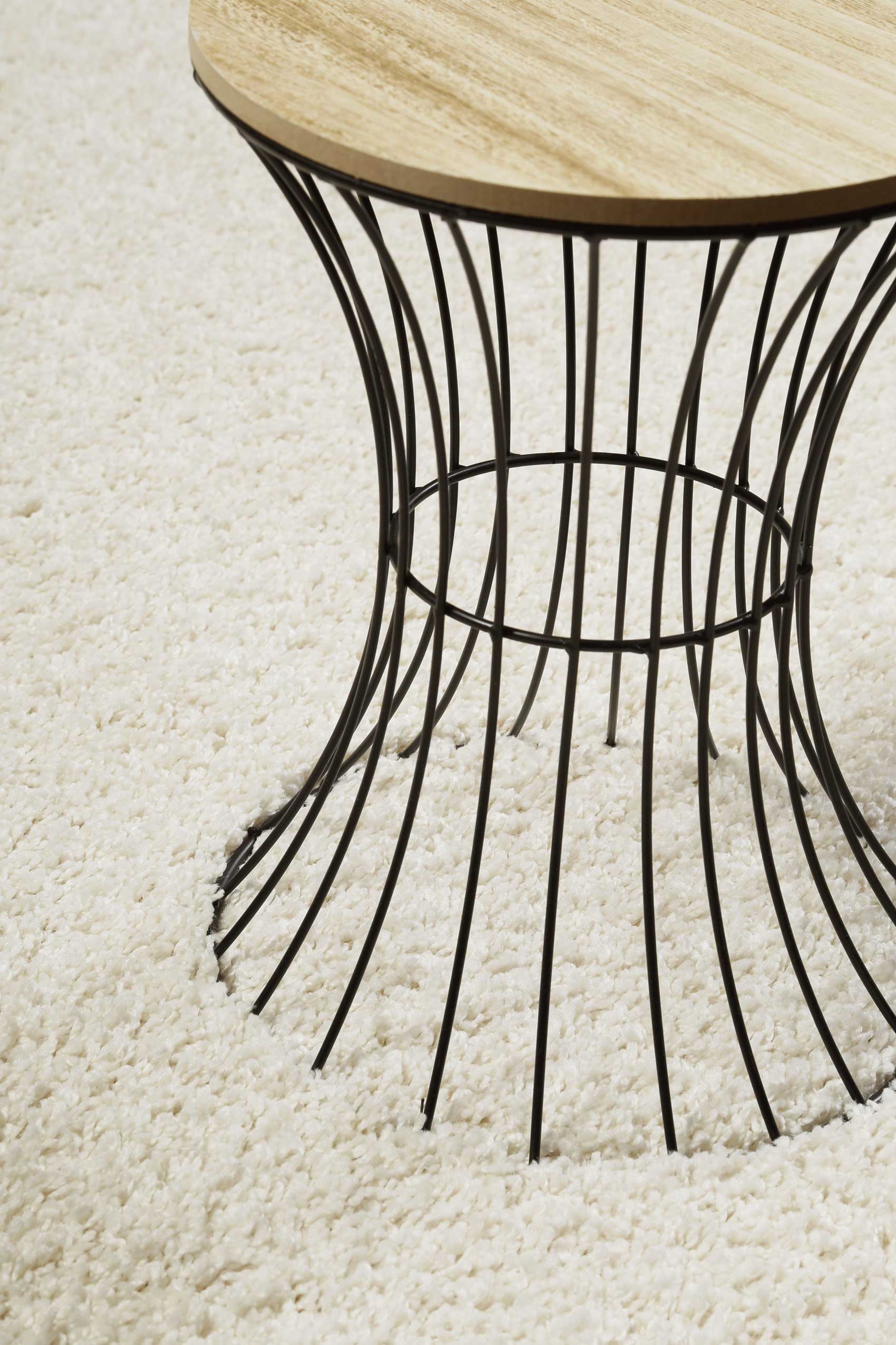 Esprit Teppich Creme Weiß Hochflor "#Whisper Shag"