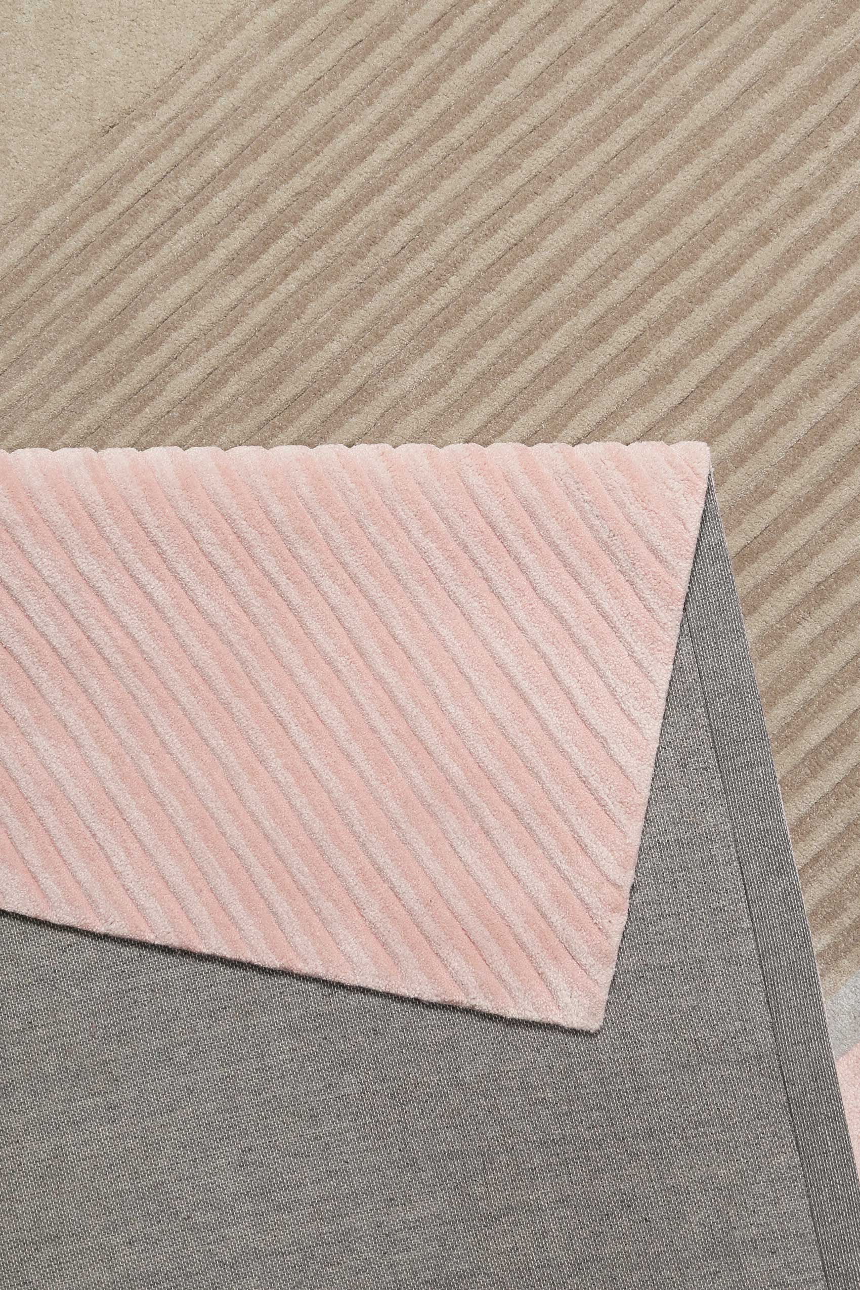 Esprit Teppich Beige Rosa Kurzflor "XAZ"