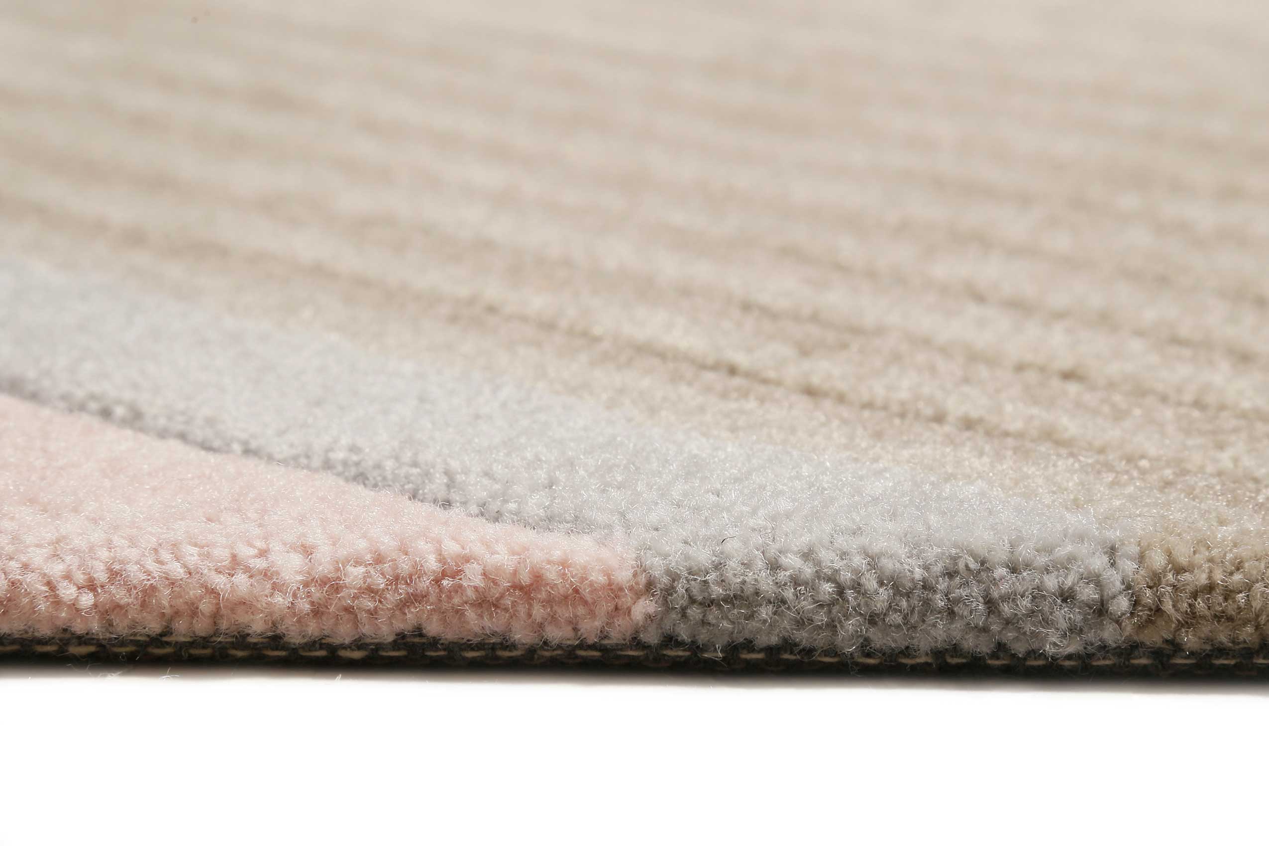 Esprit Teppich Beige Rosa Kurzflor "XAZ"