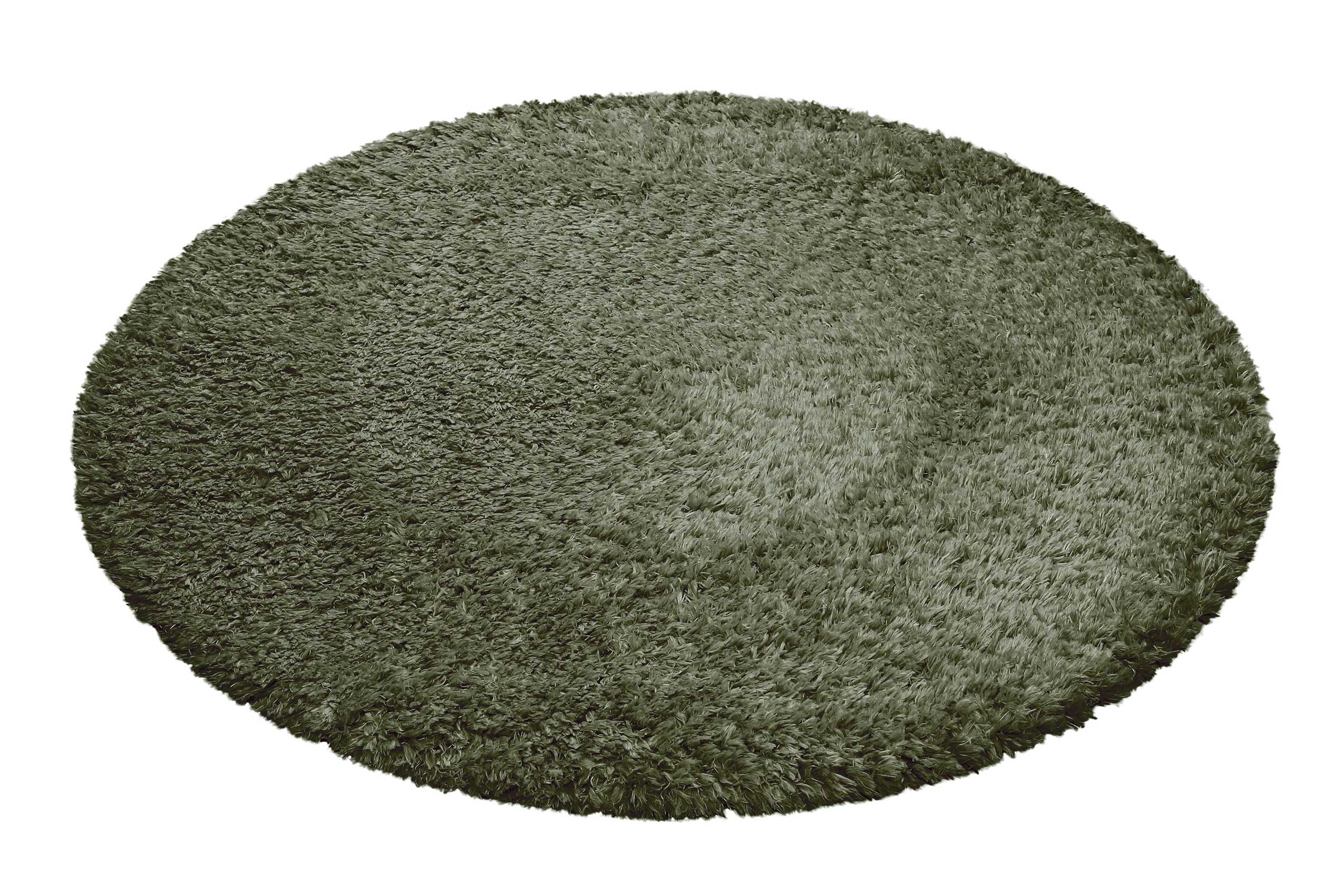 Esprit Teppich Rund Grün weich soft & nachhaltig "Yogi"