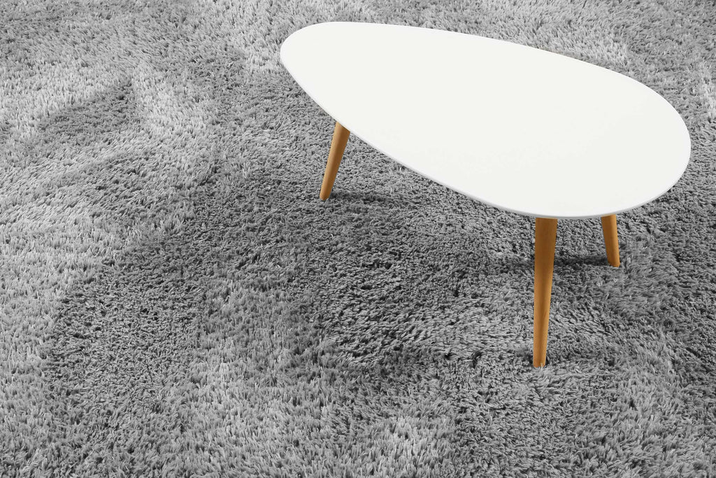 Esprit Teppich Rund Grau weich soft & nachhaltig "Yogi"