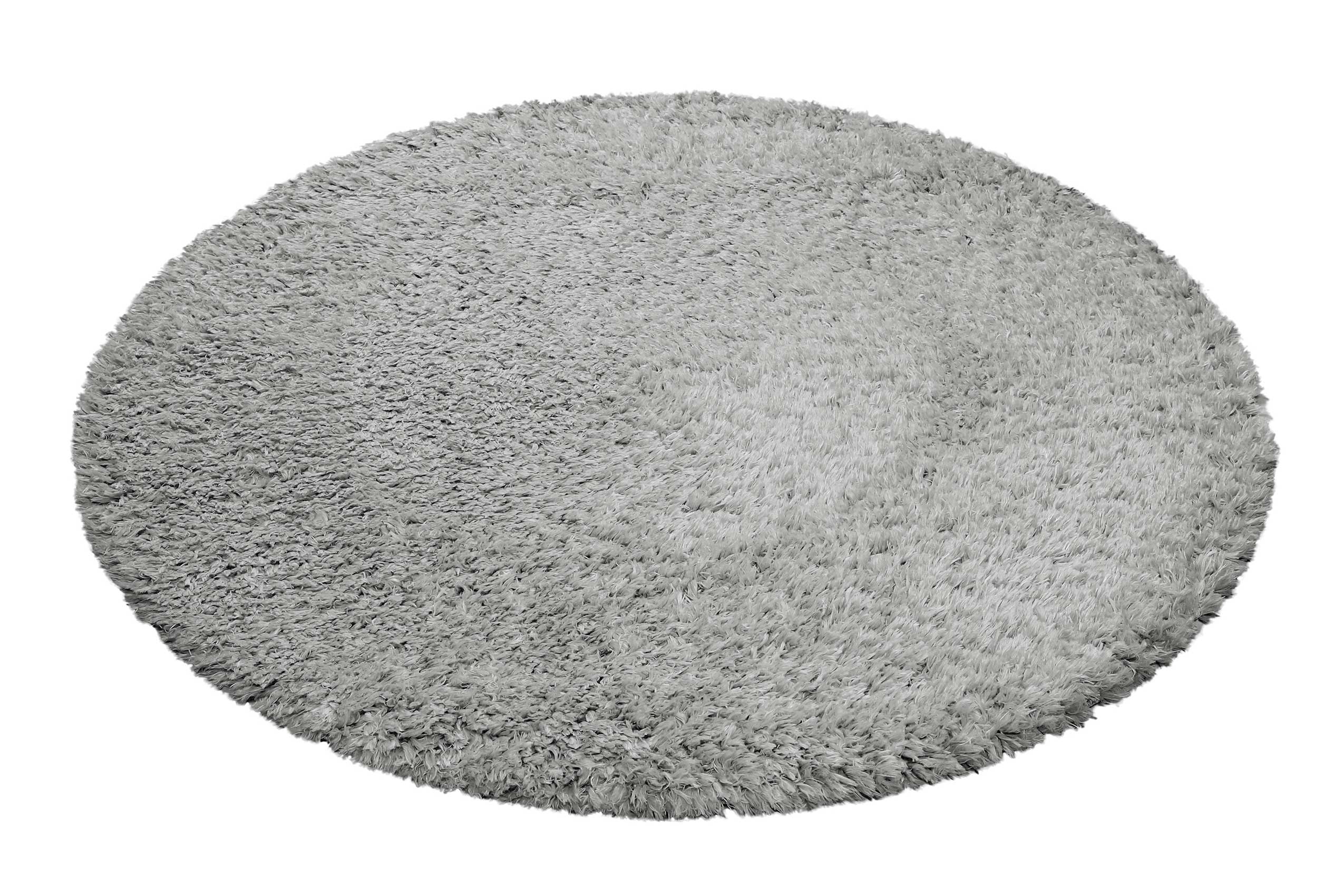 Esprit Teppich Rund Grau weich soft & nachhaltig "Yogi"