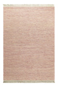 Kelim Teppich Rot Beige meliert aus Wolle "Amélie" Green Looop