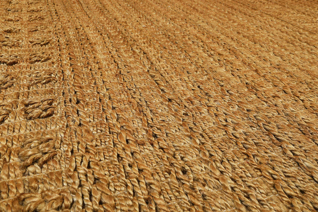 Nachhaltiger Teppich Naturfarben aus Jute "Marseille" Green Looop