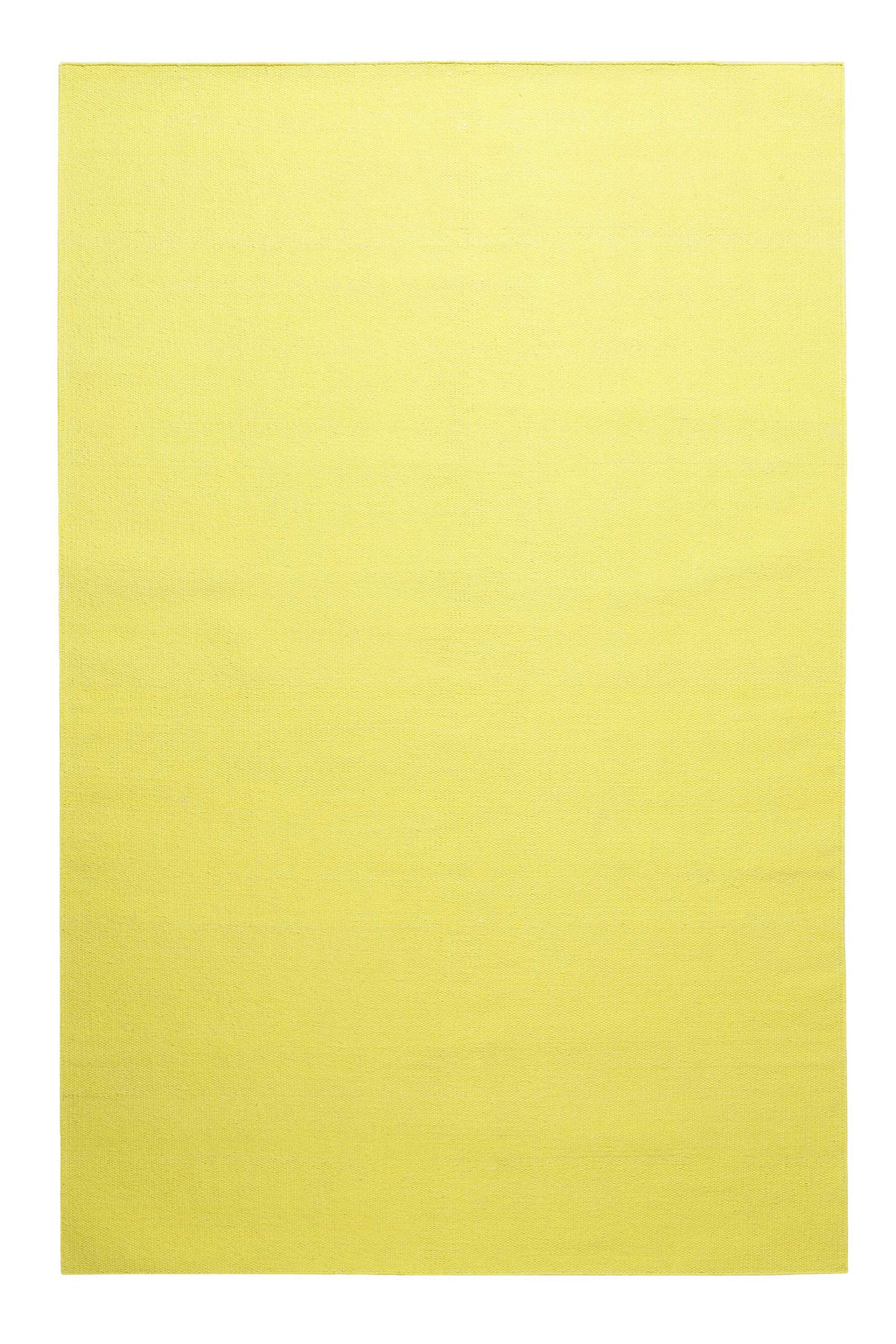 Kelim Teppich Gelb aus Baumwolle "Nizza" Green Looop