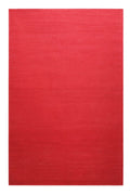 Kelim Teppich Rot aus Baumwolle "Nizza" Green Looop