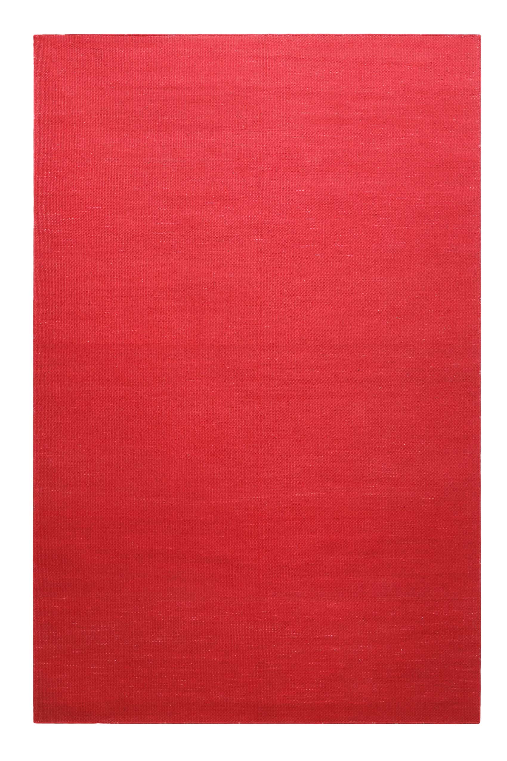 Kelim Teppich Rot aus Baumwolle "Nizza" Green Looop