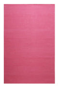 Kelim Teppich Pink aus Baumwolle "Nizza" Green Looop