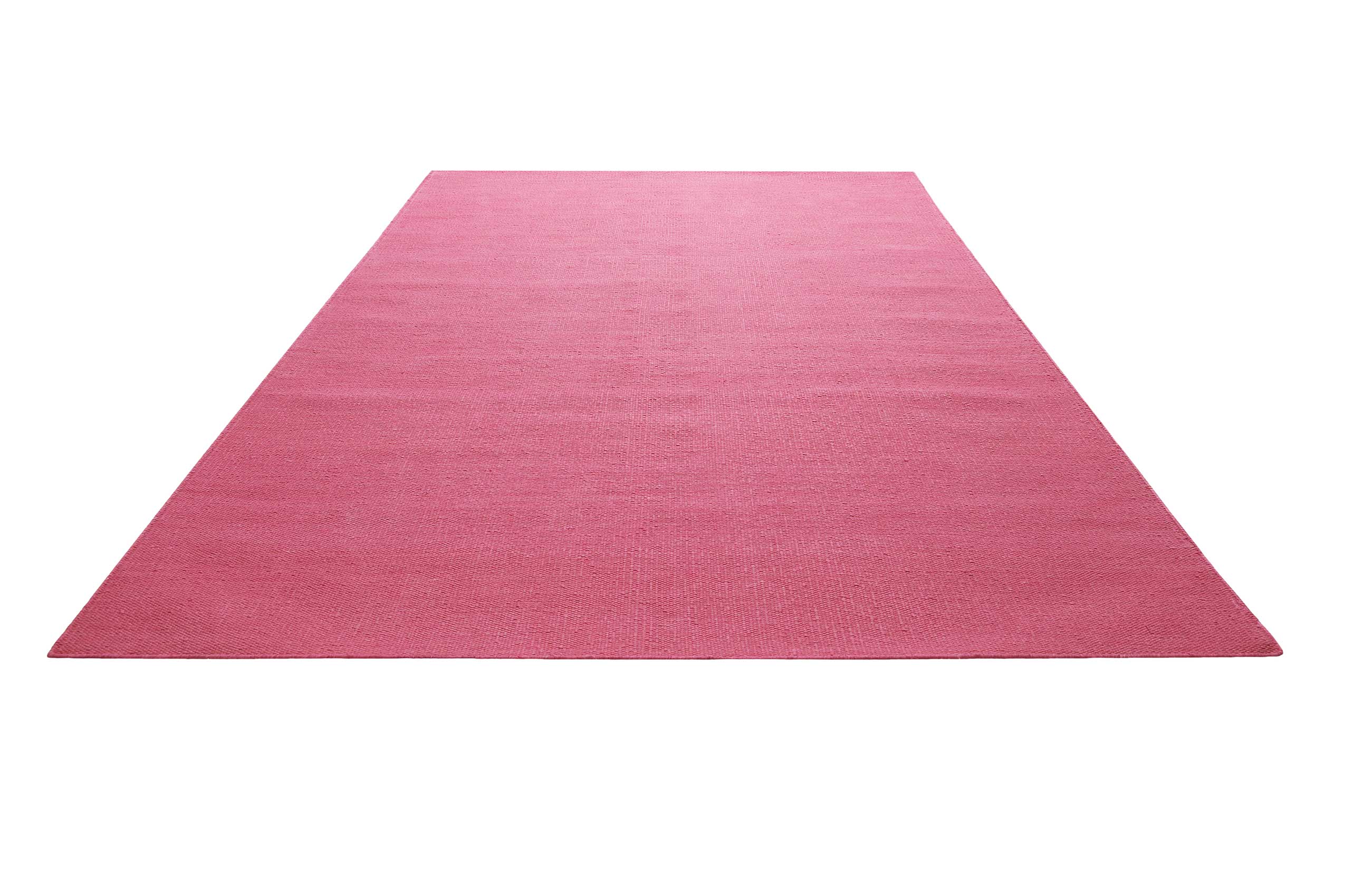 Kelim Teppich Pink aus Baumwolle "Nizza" Green Looop