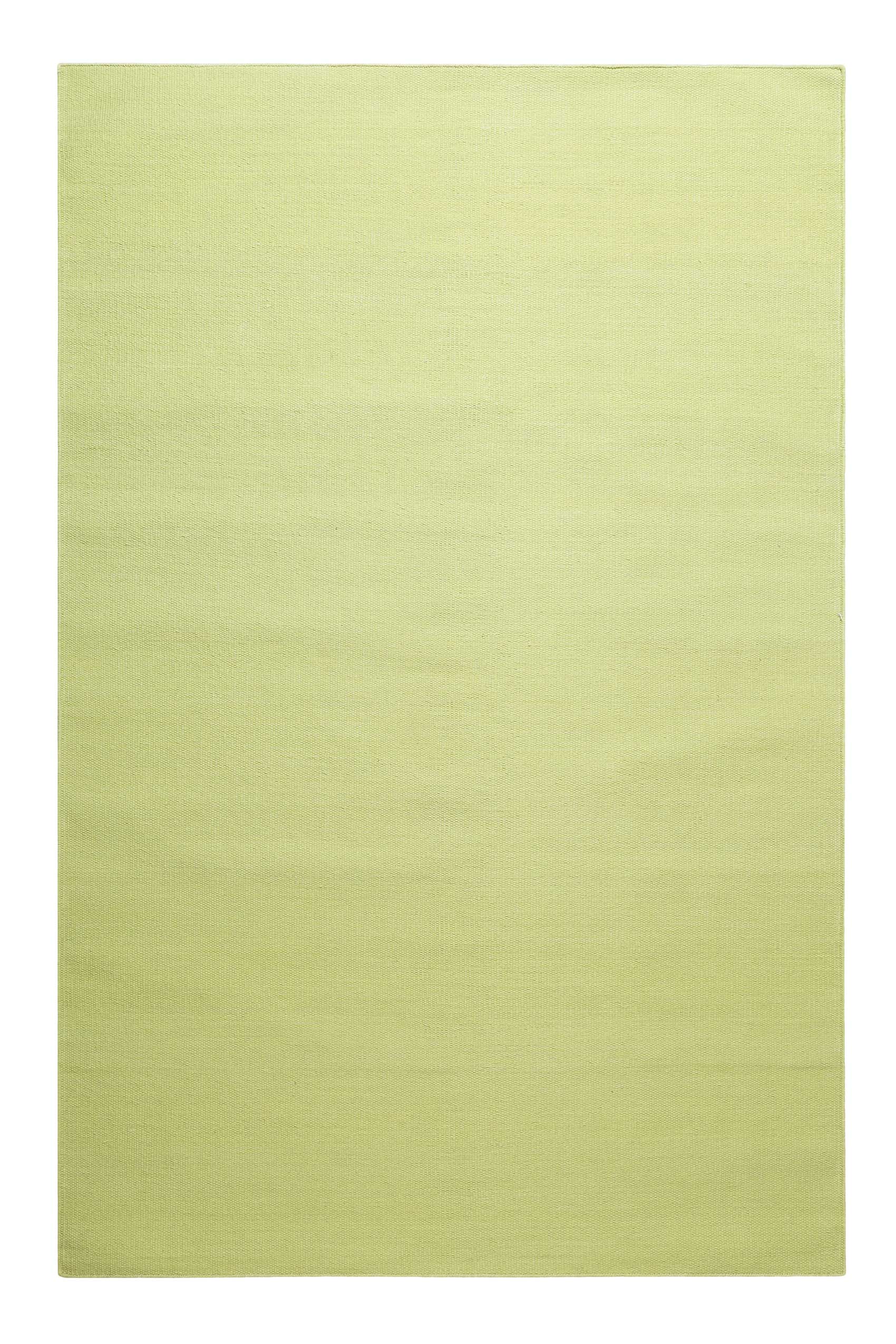 Kelim Teppich Grün aus Baumwolle "Nizza" Green Looop