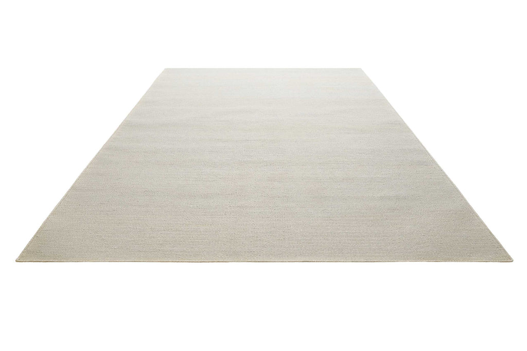 Kelim Teppich Hellgrau aus Baumwolle "Nizza" Green Looop