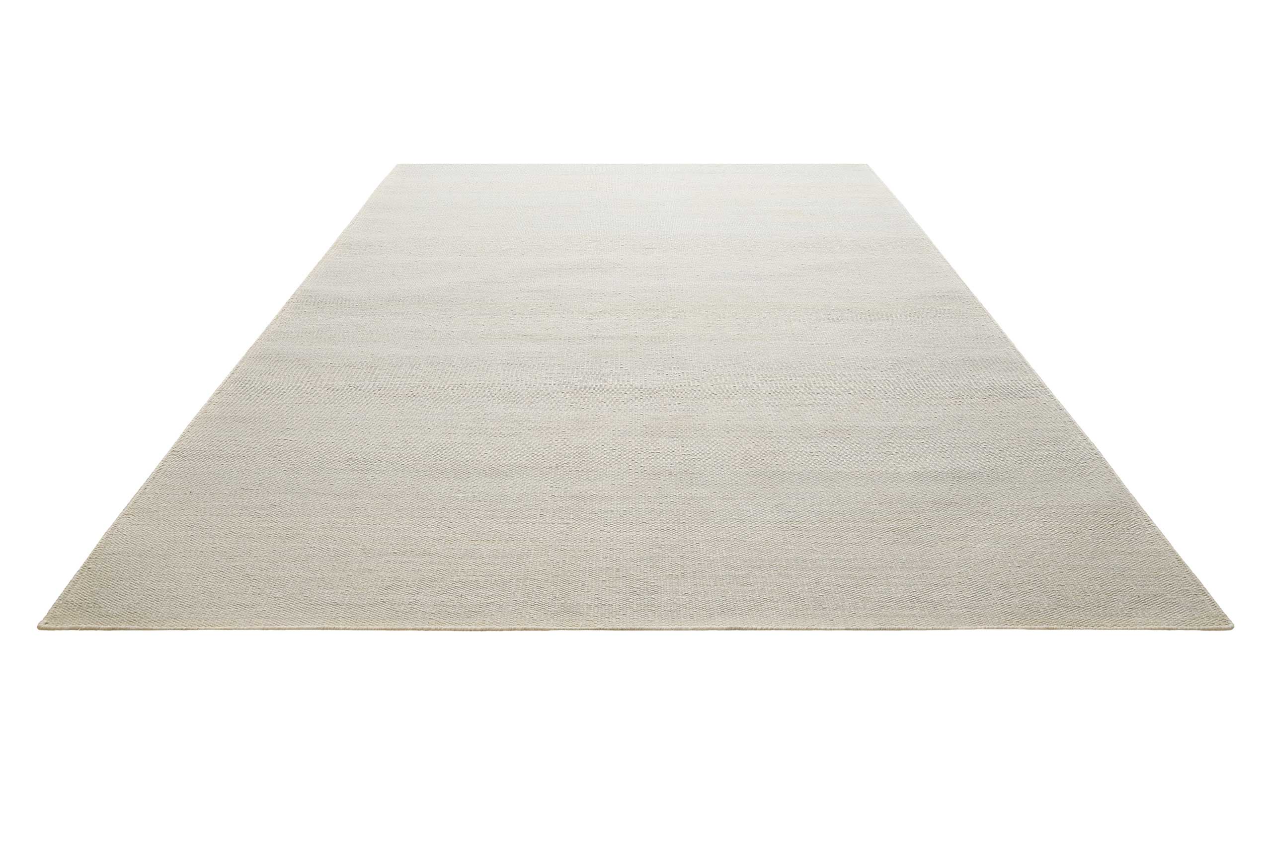 Kelim Teppich Hellgrau aus Baumwolle "Nizza" Green Looop