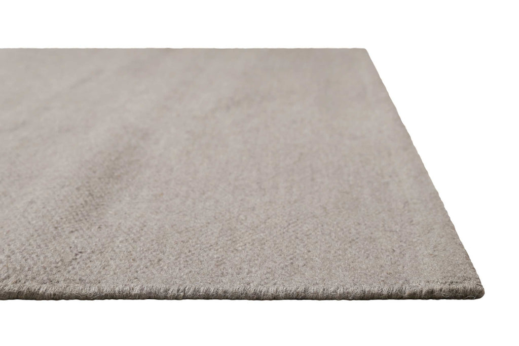 Kelim Teppich Grau Beige aus Wolle "Perpignan" Green Looop