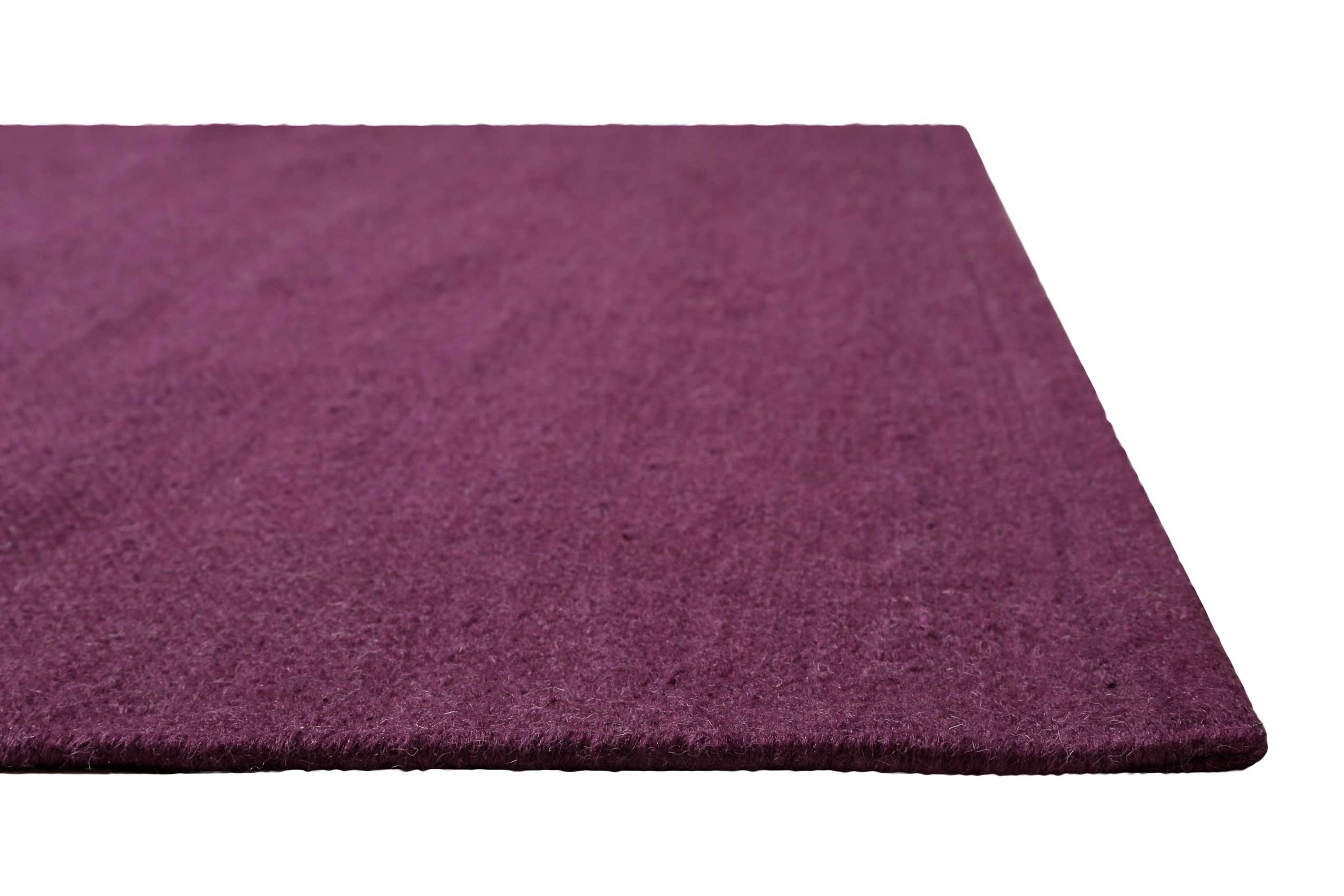 Kelim Teppich Lila Violett aus Wolle "Perpignan" Green Looop
