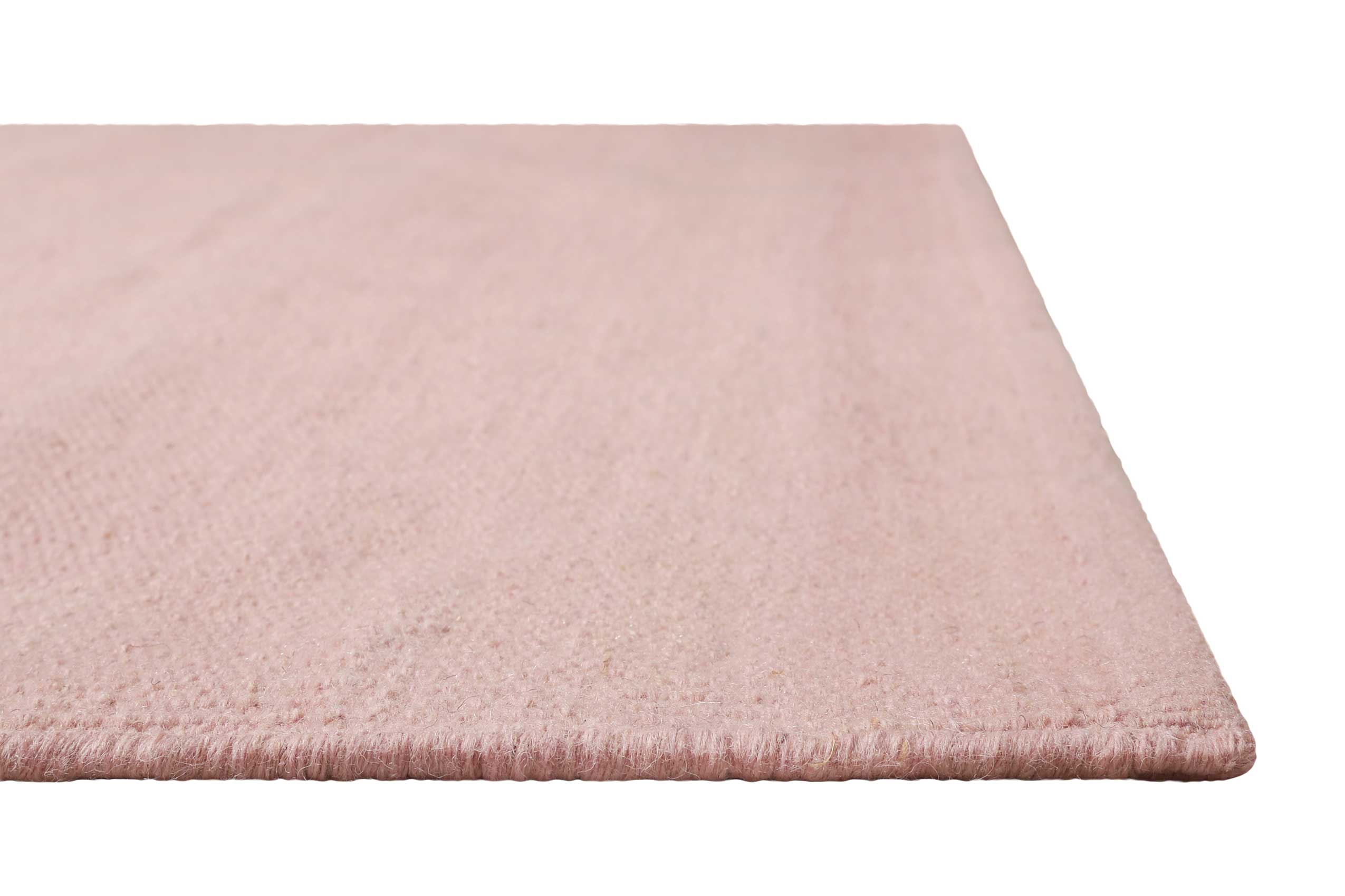 Kelim Teppich Rosa aus Wolle "Perpignan" Green Looop