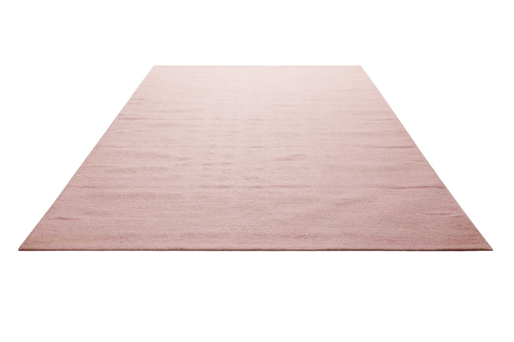 Kelim Teppich Rosa aus Wolle "Perpignan" Green Looop