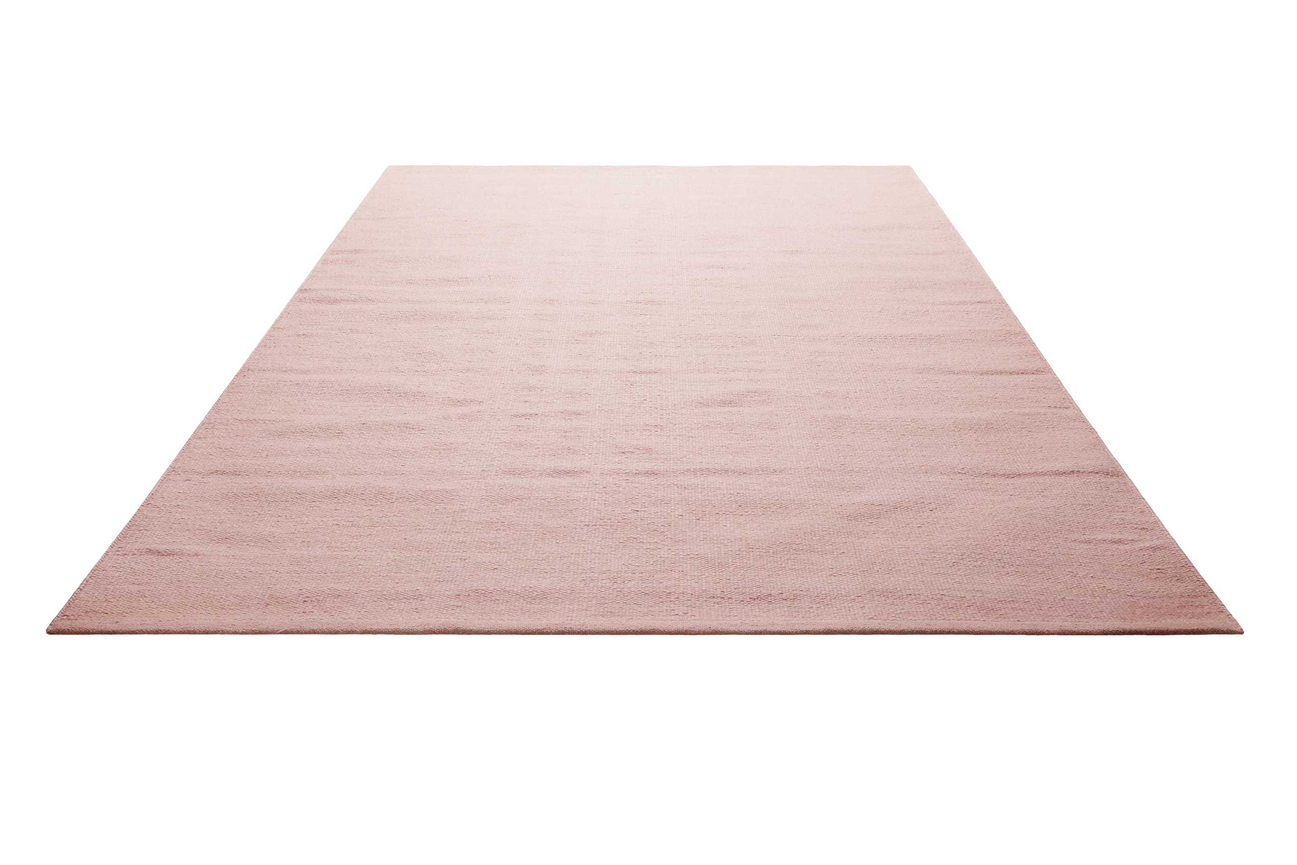Kelim Teppich Rosa aus Wolle "Perpignan" Green Looop