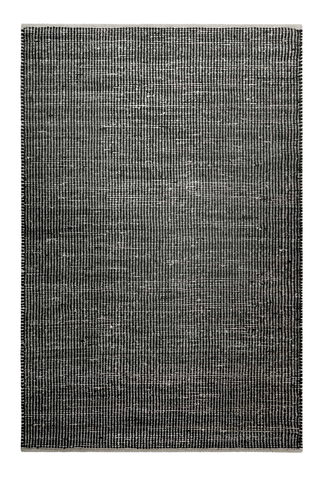 Kelim Teppich Grau Schwarz aus Jute & Wolle "Toulouse" Green Looop