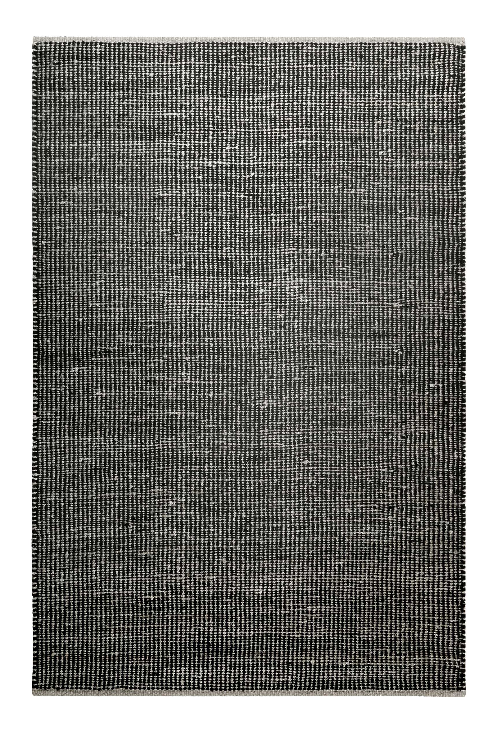 Kelim Teppich Grau Schwarz aus Jute & Wolle "Toulouse" Green Looop