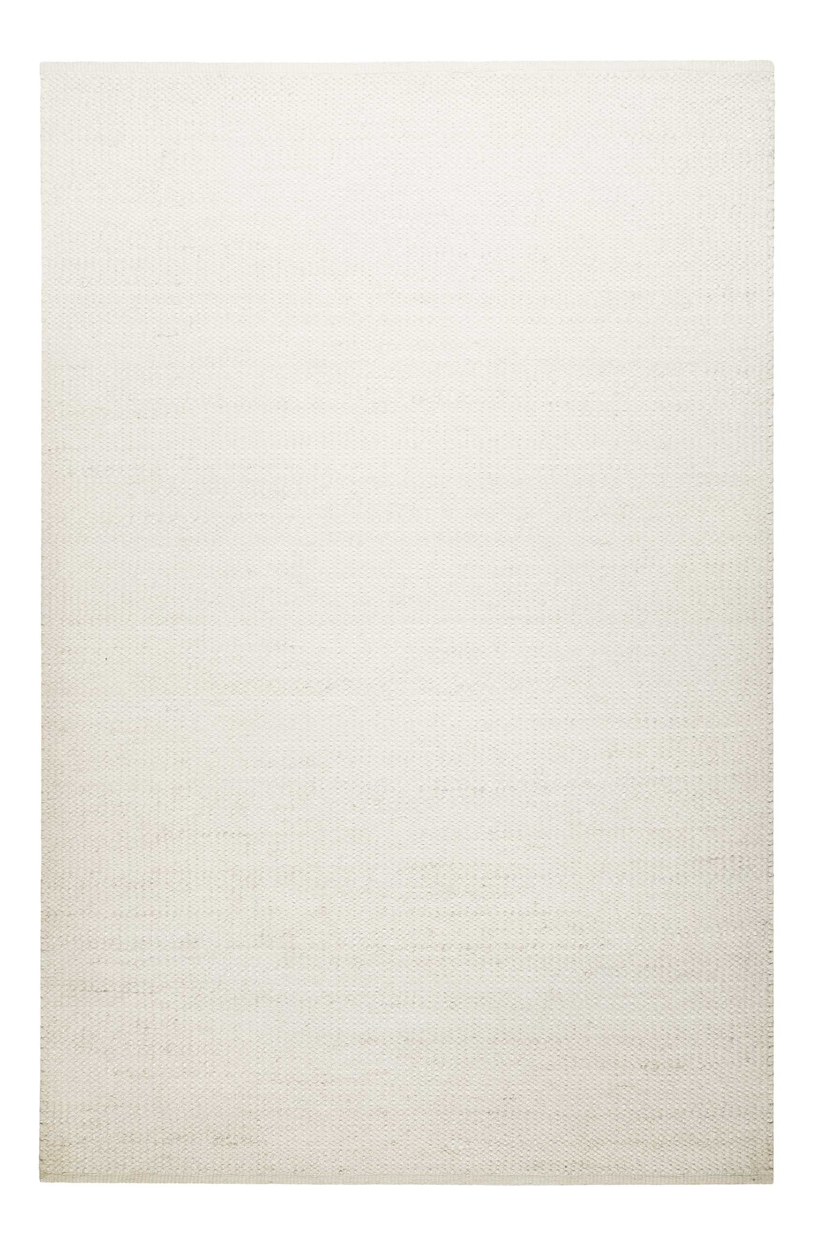 Kelim Teppich Creme Weiß aus Jute & Wolle "Toulouse" Green Looop