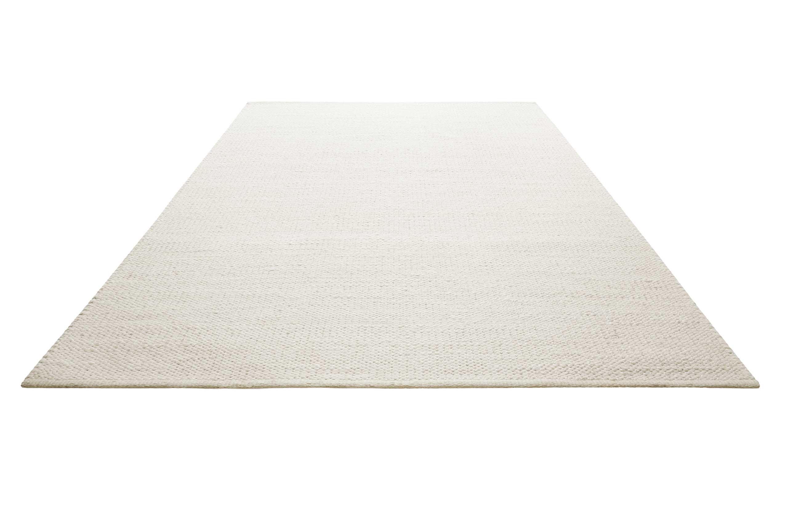 Kelim Teppich Creme Weiß aus Jute & Wolle "Toulouse" Green Looop