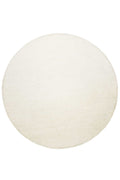 Kelim Teppich Rund Creme Weiß aus Jute & Wolle "Toulouse" Green Looop