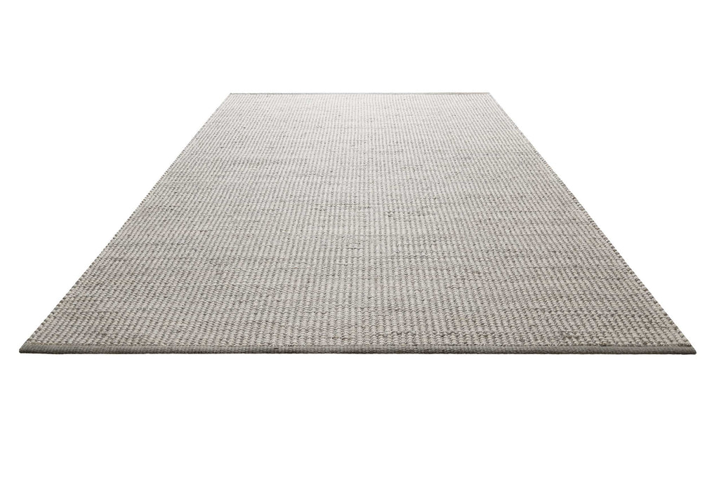 Kelim Teppich Grau Creme aus Jute & Wolle "Toulouse" Green Looop