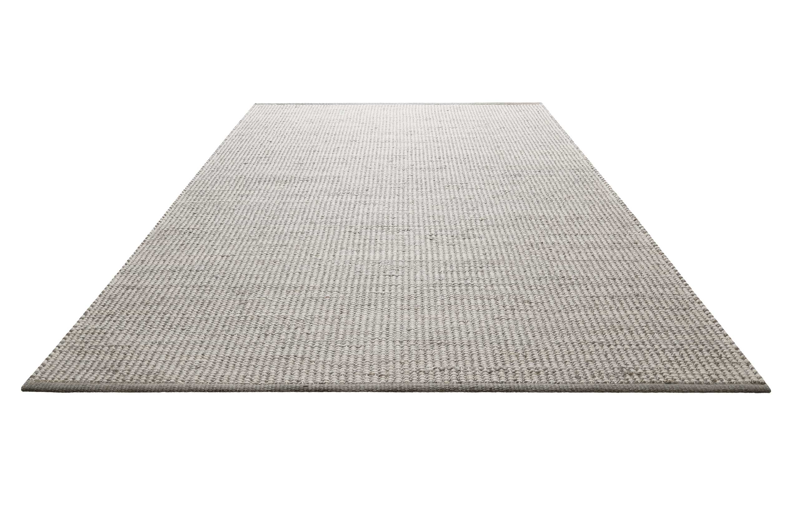 Kelim Teppich Grau Creme aus Jute & Wolle "Toulouse" Green Looop