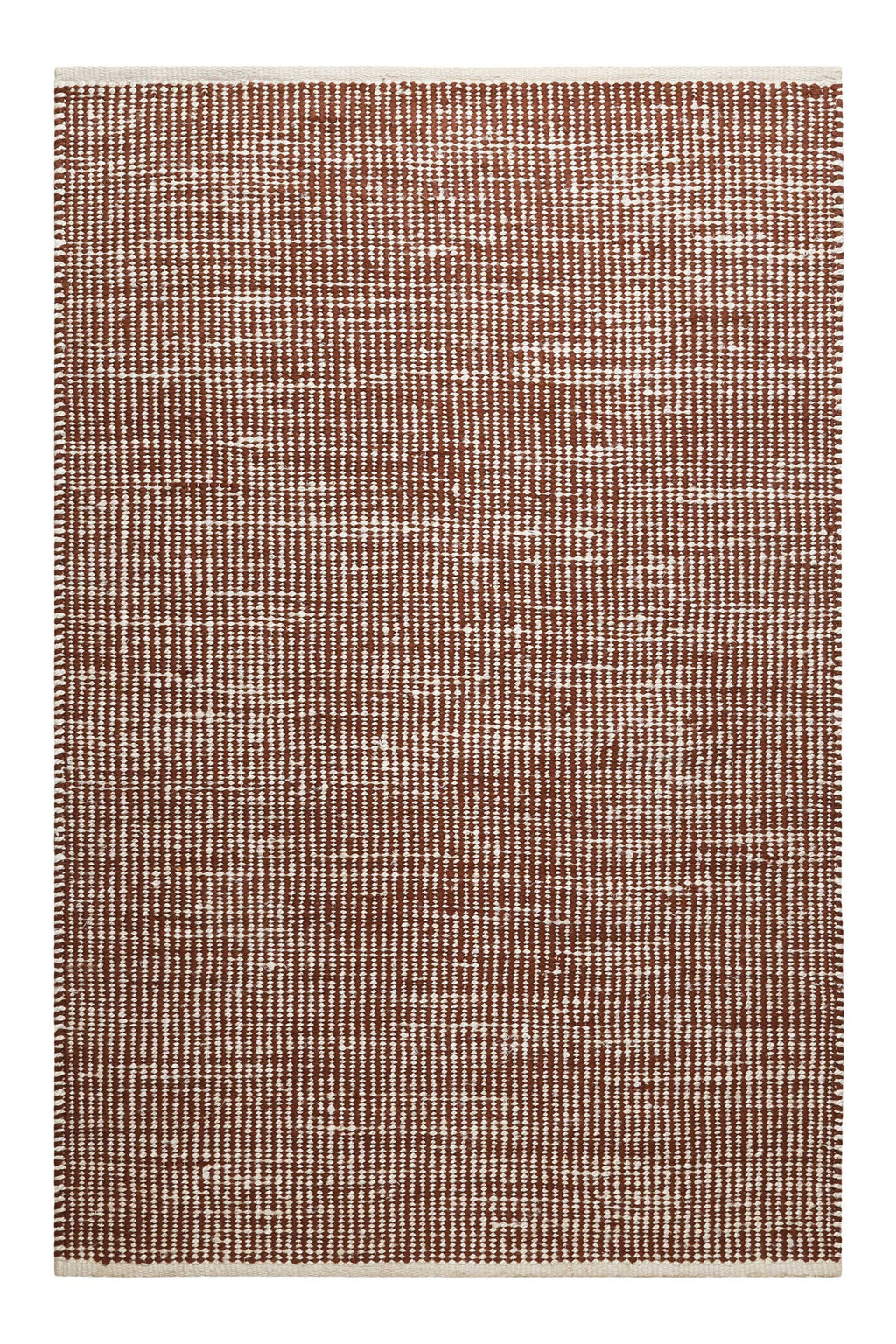 Kelim Teppich Rotbraun Beige aus Jute & Wolle "Toulouse" Green Looop