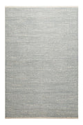 Kelim Teppich Mintgrün Beige aus Jute & Wolle "Toulouse" Green Looop