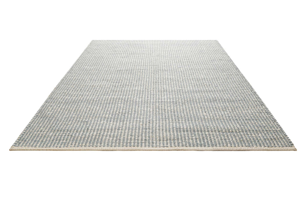 Kelim Teppich Mintgrün Beige aus Jute & Wolle "Toulouse" Green Looop