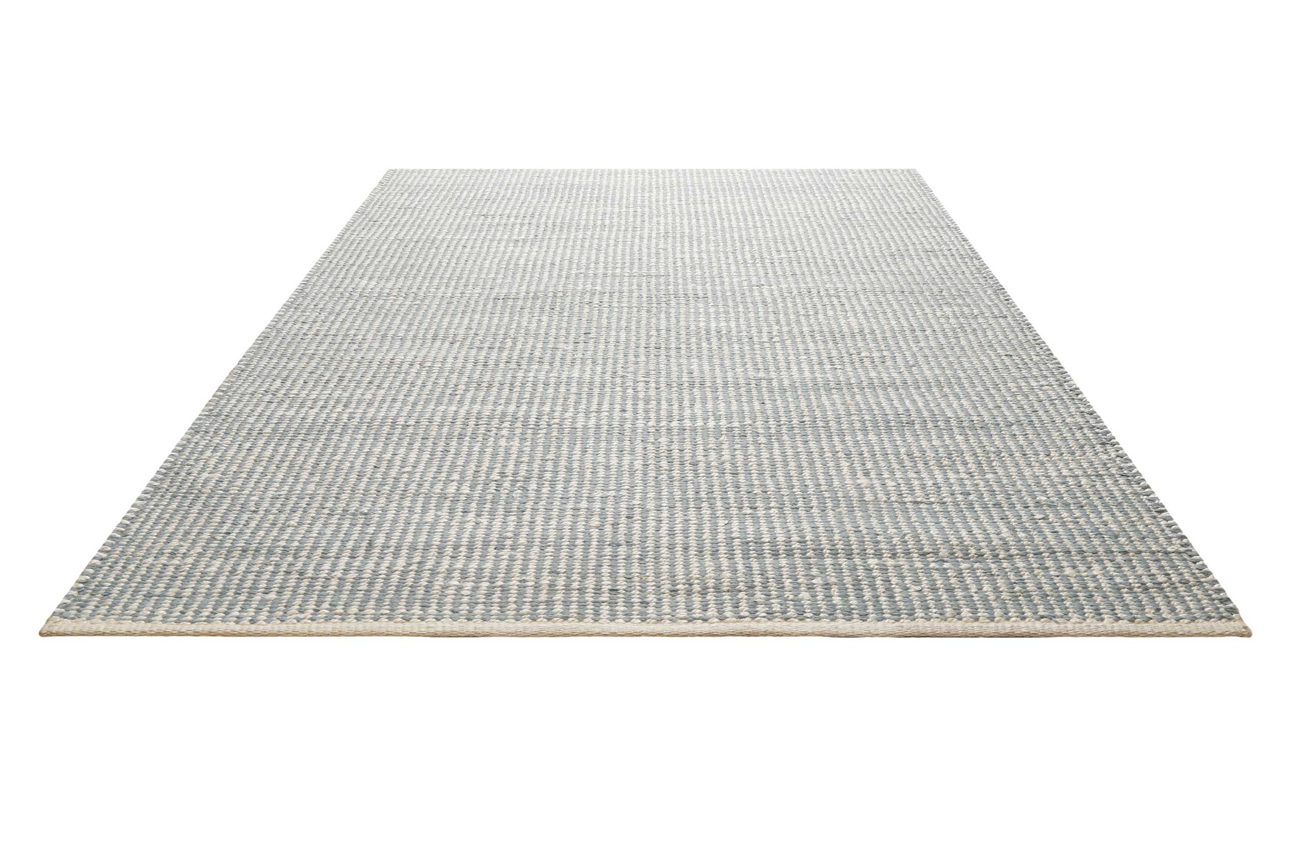 Kelim Teppich Mintgrün Beige aus Jute & Wolle "Toulouse" Green Looop