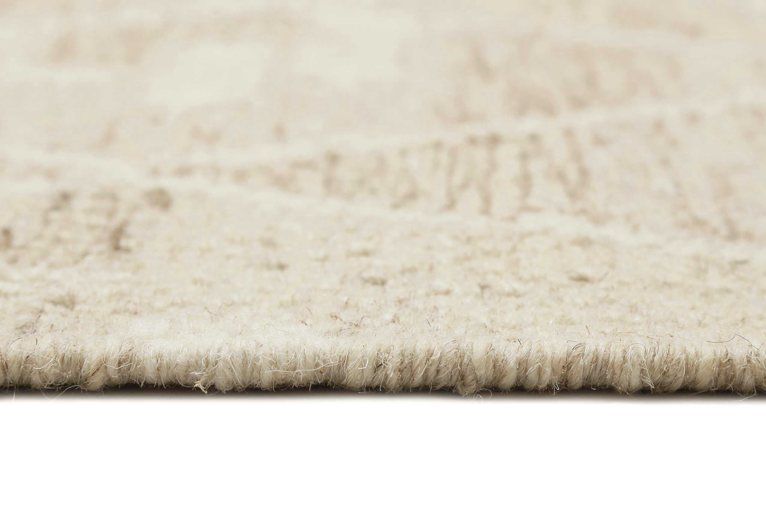 Kelim Teppich Beige Braun meliert aus Wolle "Vermont" Green Looop