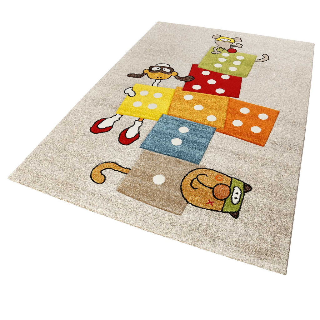 Sigikid Kinderteppich beige multicolor "Bandidoleros"