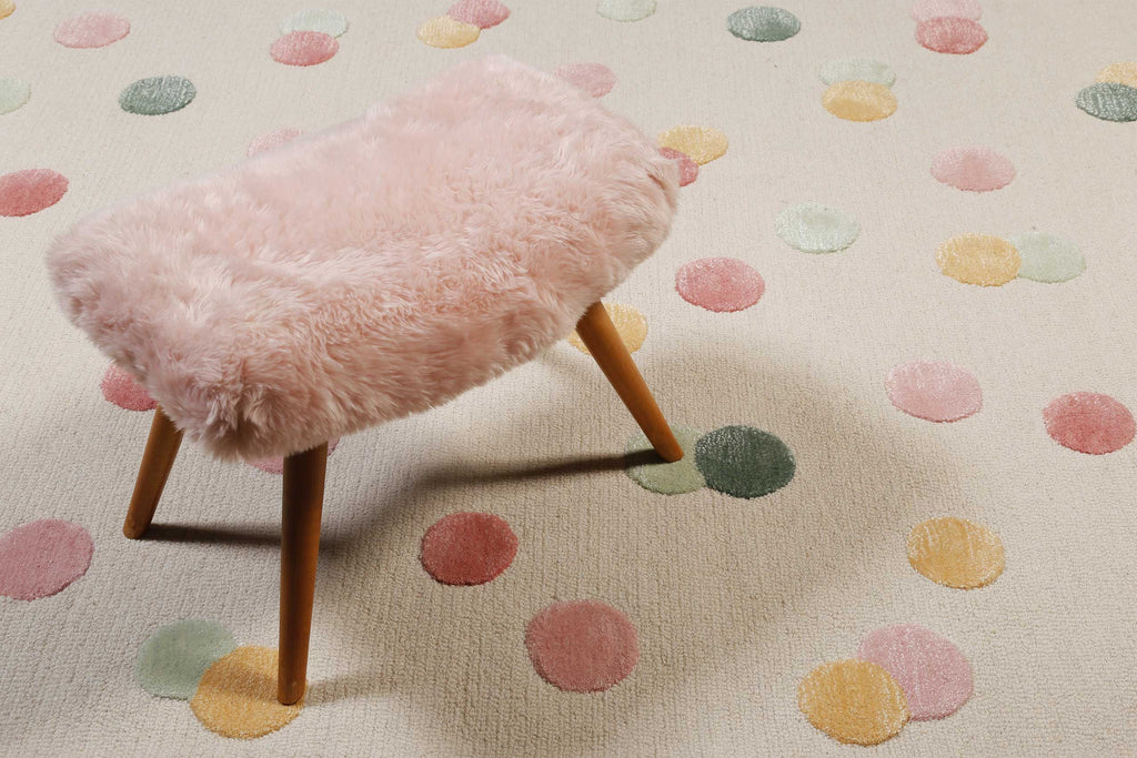 Kinderteppich Creme Bunt "Dana" Smart Kids