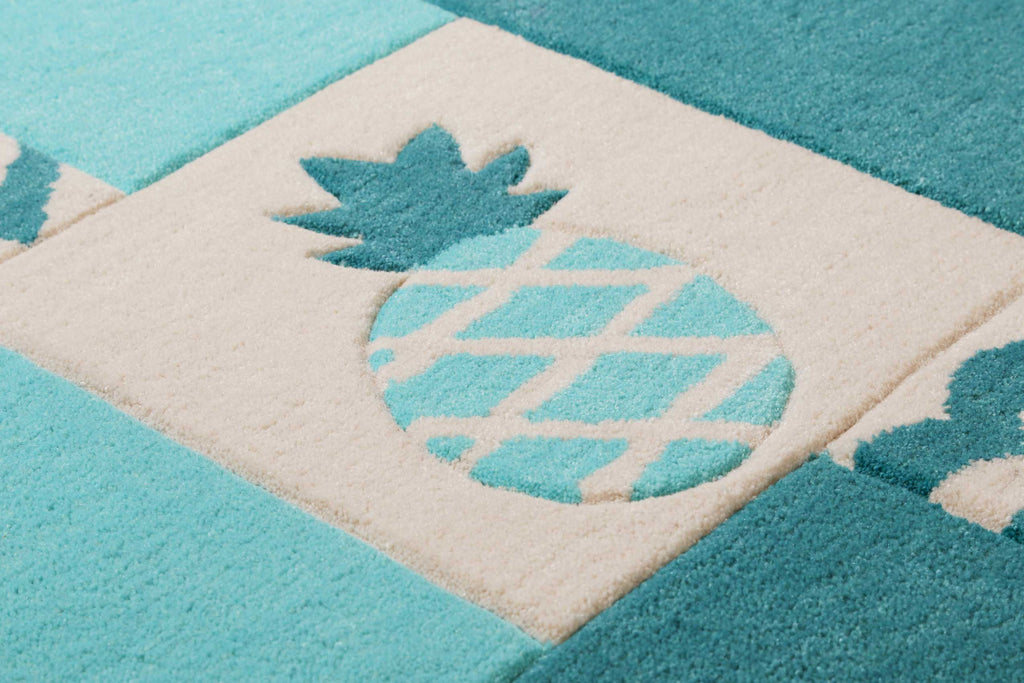 Kinderteppich Türkis "Fruity Flamingo" Smart Kids