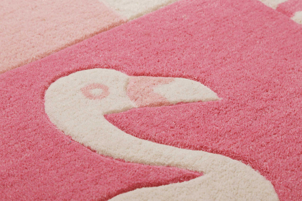 Kinderteppich Rosa "Fruity Flamingo" Smart Kids
