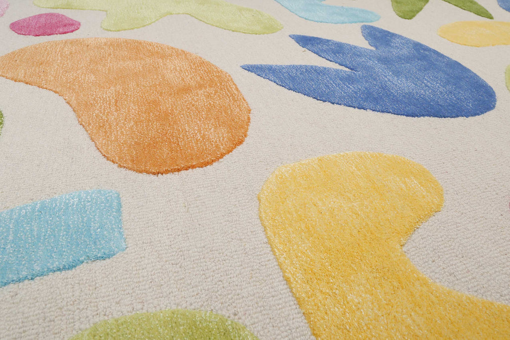 Kinderteppich Creme Bunt "Kimi" Smart Kids