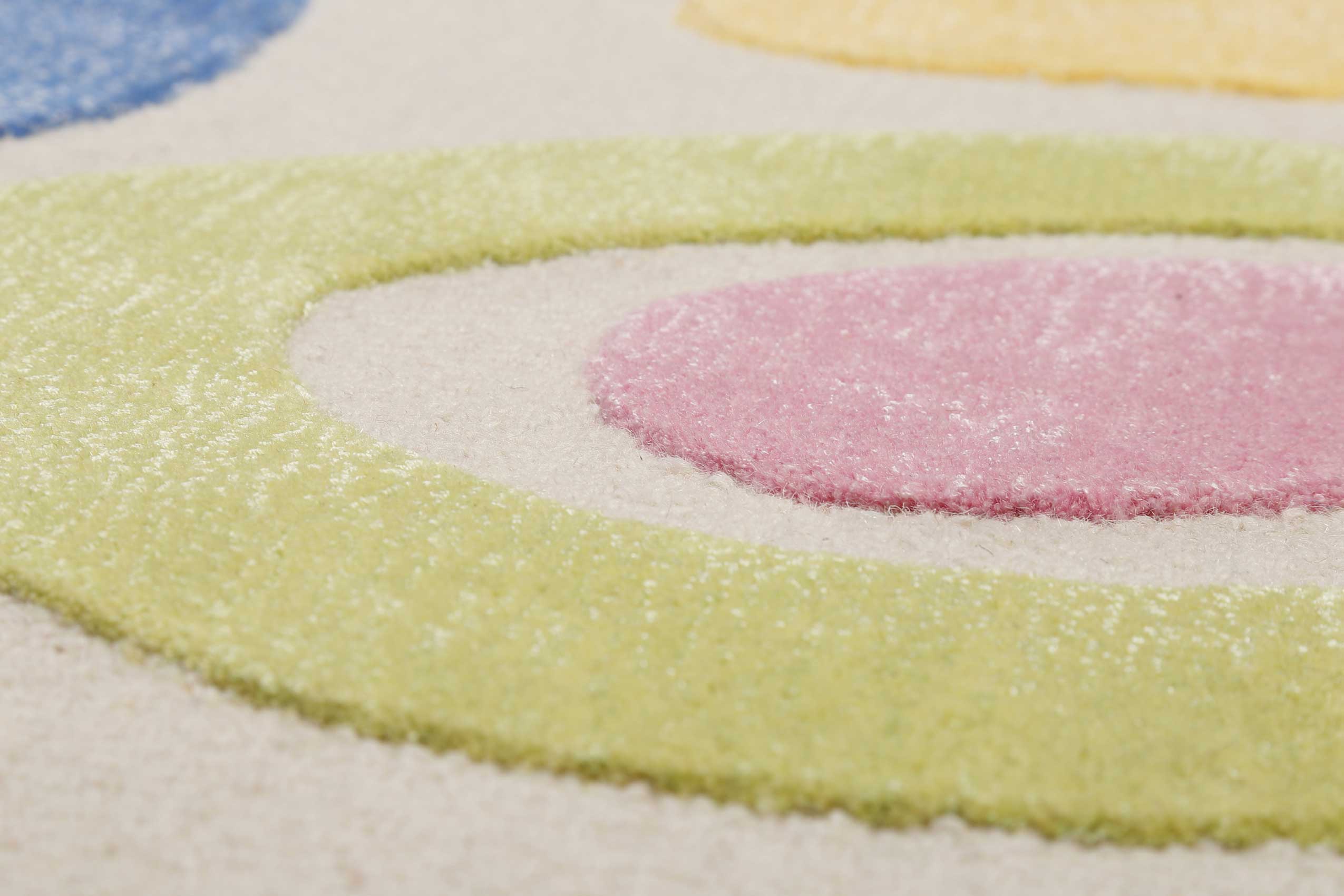 Kinderteppich Creme Bunt "Kimi" Smart Kids