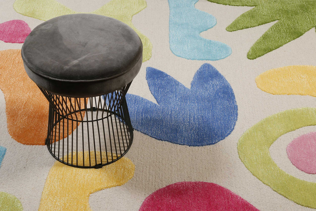 Kinderteppich Creme Bunt "Kimi" Smart Kids