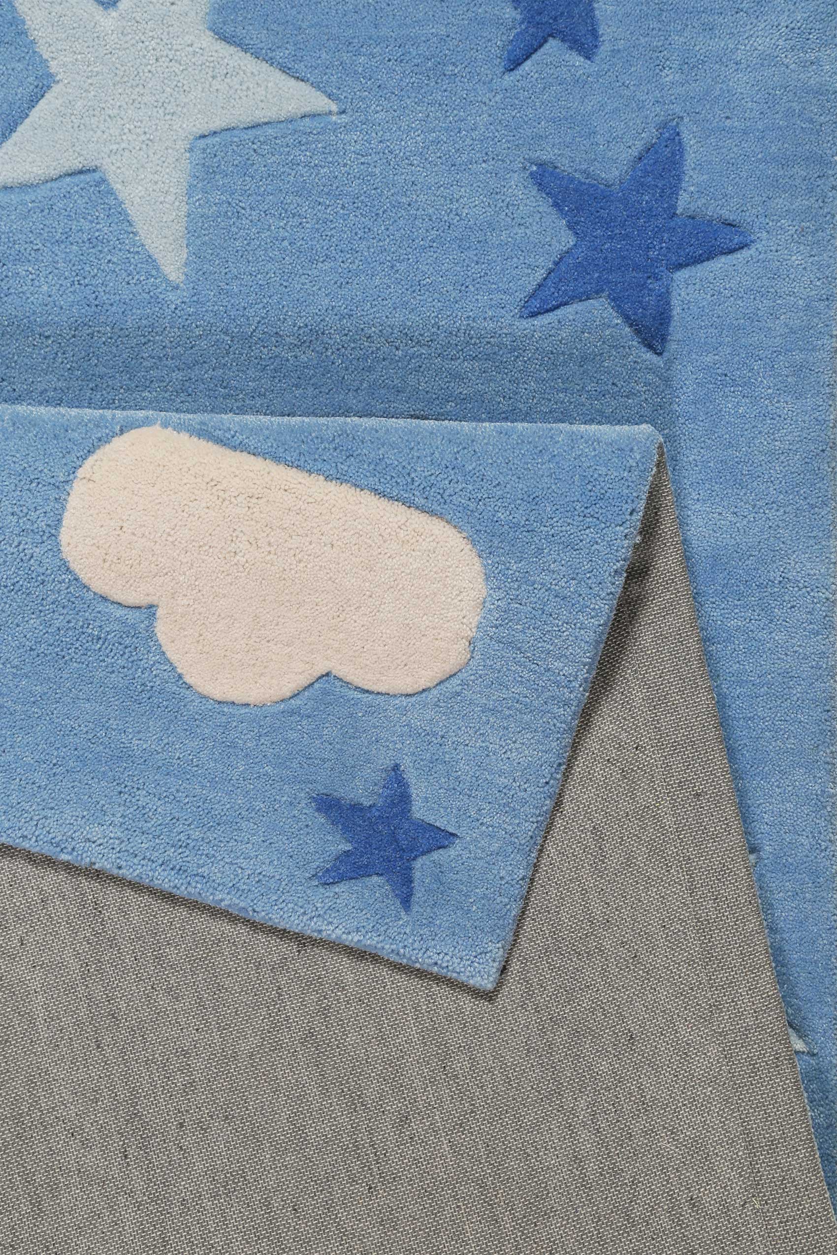 Kinderteppich Blau "LaLeLu" Smart Kids
