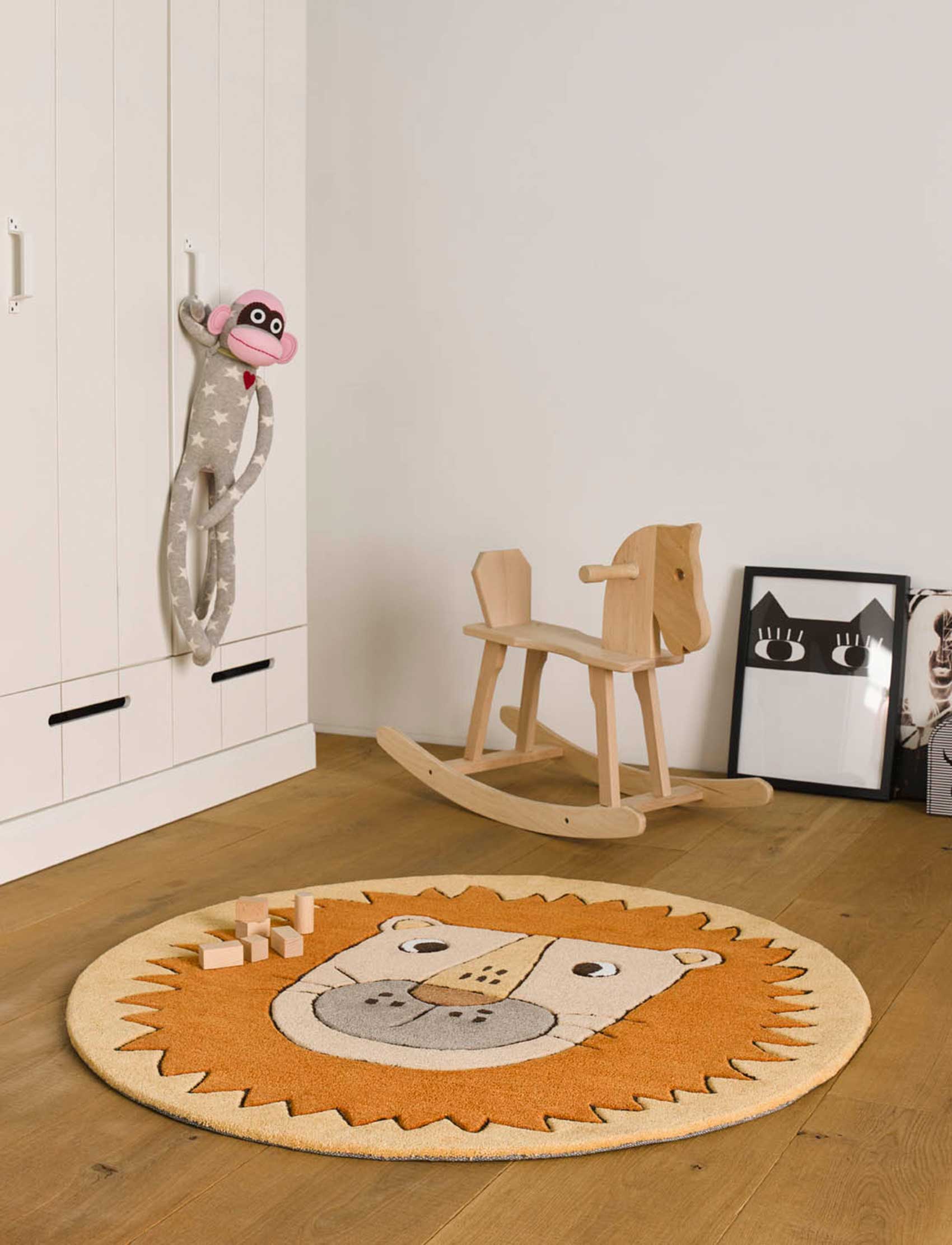 Kinderteppich Orange "Linus" Smart Kids