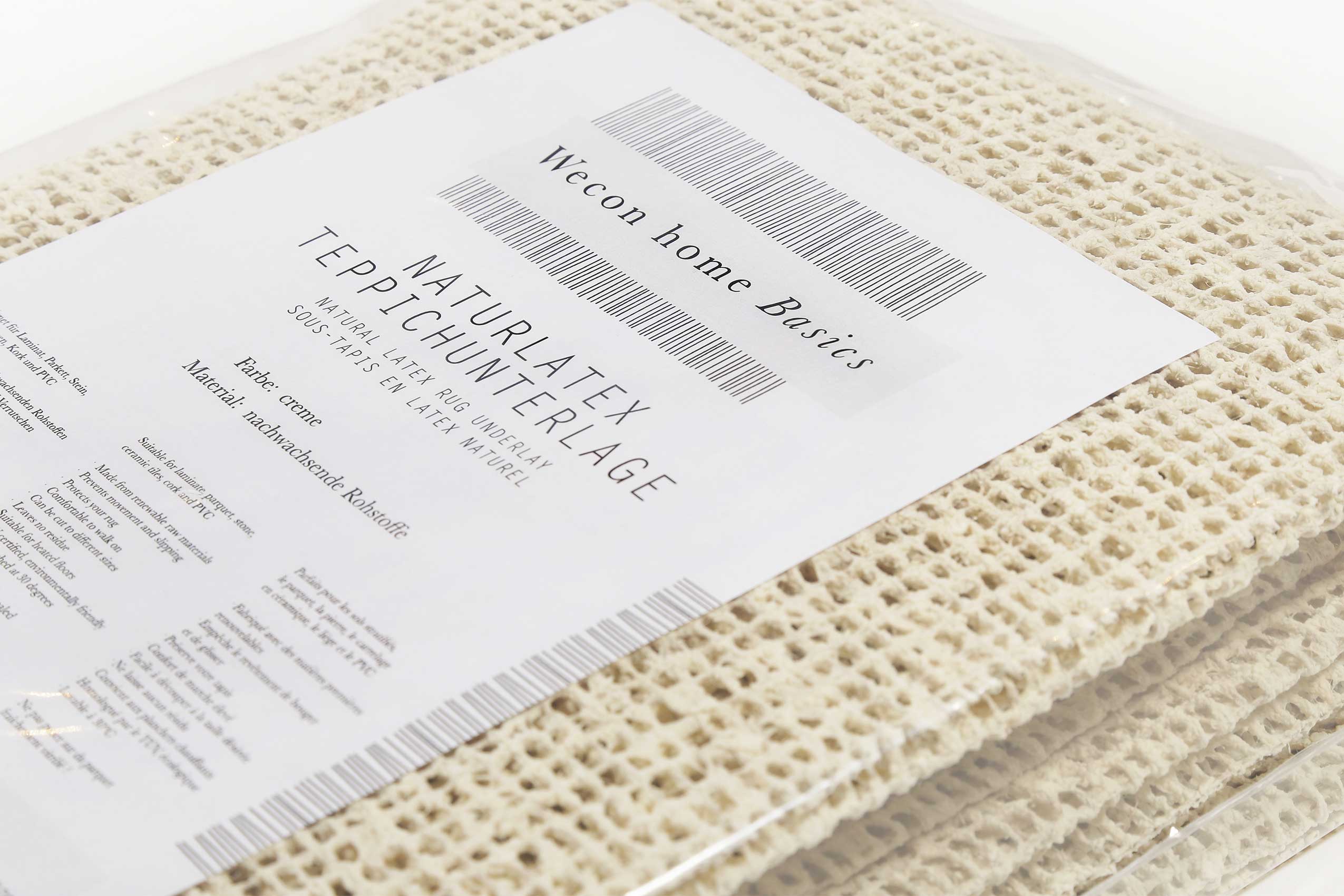 WECONhome Basics Teppichunterlage aus nachhaltigen Rohstoffen