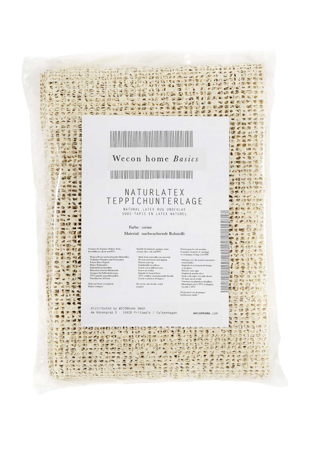 WECONhome Basics Teppichunterlage aus nachhaltigen Rohstoffen