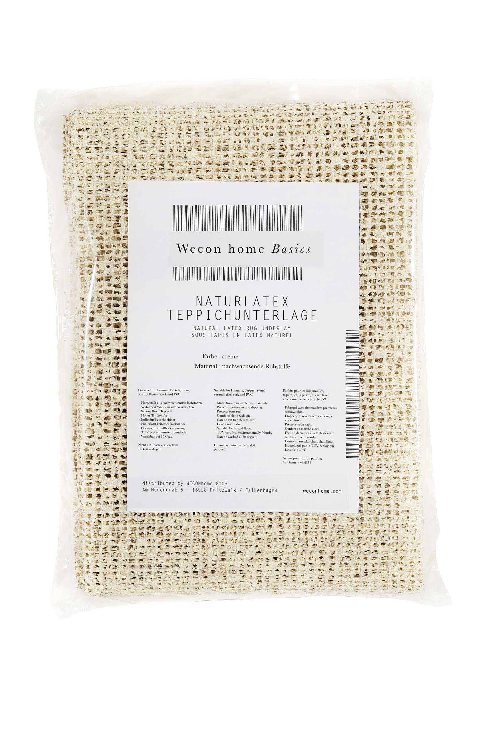 WECONhome Basics Teppichunterlage aus nachhaltigen Rohstoffen
